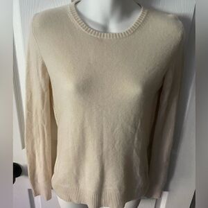 Victorinox women’s cream colored cashmere sweater